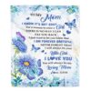 To My Mom Blanket from Daughter Son Butterfly Everything I Am You Helped Me To Be, Mother Day Blanket, Personalized Blanket For Mom To My Mom Blanket from Daughter Son Butterfly Everything I Am You Helped Me To Be, Mother Day Blanket, Personalized Blanket For Mom