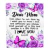 To My Mom Blanket From Daughter Son Butterfly I Am Forever Grateful Mom, Mother Day Blanket, Personalized Blanket For Mom