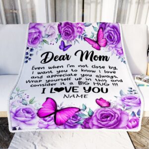 To My Mom Blanket From Daughter Son&hellip;