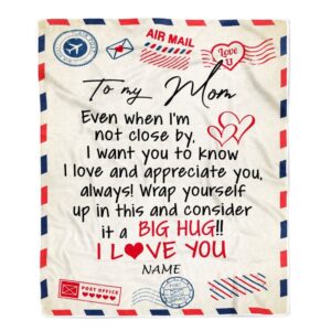 To My Mom Blanket From Daughter Son&hellip;