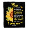 To My Mom Blanket From Daughter Son I Love You Mom Thank You, Mother Day Blanket, Personalized Blanket For Mom To My Mom Blanket From Daughter Son I Love You Mom Thank You, Mother Day Blanket, Personalized Blanket For Mom