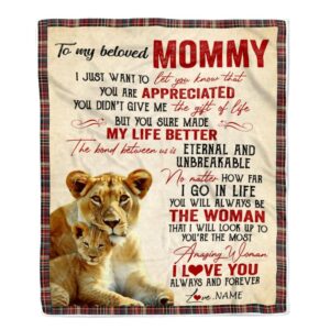 To My Mom Blanket From Daughter Son&hellip;