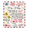 To My Mom Blanket From Daughter Son Lion You’re The Most Amazing Woman I Love You, Mother Day Blanket, Personalized Blanket For Mom