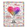 To My Mom Blanket From Daughter Son Mail Letter I Just Want To Say Thank You, Mother Day Blanket, Personalized Blanket For Mom To My Mom Blanket From Daughter Son Mail Letter I Just Want To Say Thank You, Mother Day Blanket, Personalized Blanket For Mom