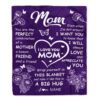 To My Mom Blanket From Daughter Son Rose Thank You For Giving My Life, Mother Day Blanket, Personalized Blanket For Mom To My Mom Blanket From Daughter Son Rose Thank You For Giving My Life, Mother Day Blanket, Personalized Blanket For Mom