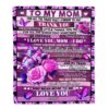 To My Mom Blanket From Daughter Son Thank You Grateful Love, Mother Day Blanket, Personalized Blanket For Mom