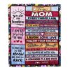 To My Mom Blanket From Daughter Son Wood Floral Butterfly Thank You I Love You, Mother Day Blanket, Personalized Blanket For Mom To My Mom Blanket From Daughter Son Wood Floral Butterfly Thank You I Love You, Mother Day Blanket, Personalized Blanket For Mom