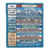 To My Mom Blanket From Daughter Son Wood It A Big Hug Be My Loving, Mother Day Blanket, Personalized Blanket For Mom To My Mom Blanket From Daughter Son Wood It A Big Hug Be My Loving, Mother Day Blanket, Personalized Blanket For Mom