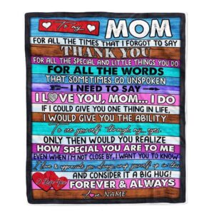 To My Mom Blanket From Daughter Son&hellip;