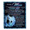 To My Mom Blanket From Daughter Thank You For The Sacrifices Horse, Mother Day Blanket, Personalized Blanket For Mom To My Mom Blanket From Daughter Thank You For The Sacrifices Horse, Mother Day Blanket, Personalized Blanket For Mom