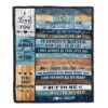 To My Mom Blanket From Daughter Wood Thank You My Angelic, Mother Day Blanket, Personalized Blanket For Mom