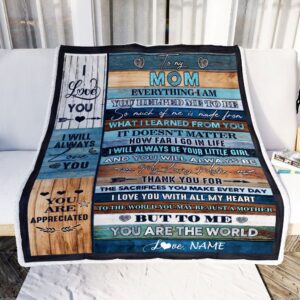 To My Mom Blanket From Daughter You&hellip;