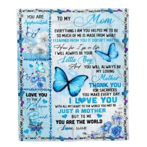To My Mom Blanket From Son I&hellip;