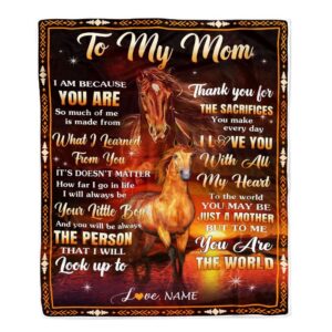 To My Mom Blanket From Son Thank&hellip;
