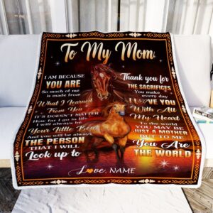 To My Mom Blanket From Son Thank&hellip;