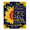 to My Mom Blanket from Daughter Elephant All The Times That I Forgot to Thank You, Mother Day Blanket, Personalized Blanket For Mom