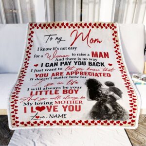 To My Mom Blanket from Son You&hellip;