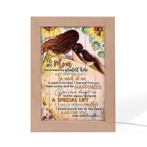 To My Mom Frame Lamp Mother’s Day&hellip;