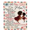 To My Mom Blanket from Son You Are Appeciated My Loving Mother Mom, Mother Day Blanket, Personalized Blanket For Mom