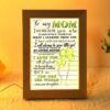 To My Mom From Daughter Frame Lamp, Picture Frame Light, Frame Lamp, Mother’s Day Gifts