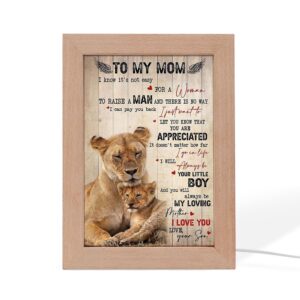To My Mom Lion Son Mother’s Day&hellip;