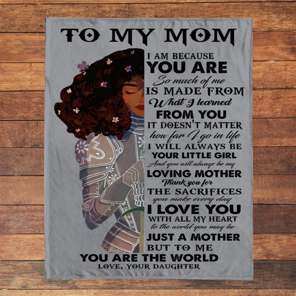 To My Mom Warrior Gift Ideas From Daughter Mothers Day Blanket, Blankets For Mothers Day