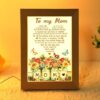 To My Mom You Know How Much I Love You Frame Lamp, Picture Frame Light, Frame Lamp, Mother’s Day Gifts