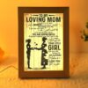 To My Mom You Know How Much I Love You Frame Lamp, Picture Frame Light, Frame Lamp, Mother’s Day Gifts