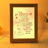 To My Mommy I Love You Frame Lamp, Picture Frame Light, Frame Lamp, Mother’s Day Gifts