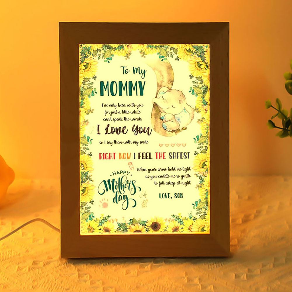 To My Mommy I Love You Frame Lamp, Picture Frame Light, Frame Lamp, Mother’s Day Gifts