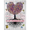 To My Mother-In-Law Blanket Tree Artwork My Love For Your Son Birthday Blanket, Blankets For Mothers Day To My Mother-In-Law Blanket Tree Artwork My Love For Your Son Birthday Blanket, Blankets For Mothers Day