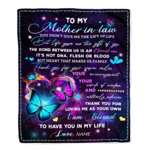 To My Mother In Law Blanket From&hellip;