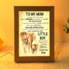 To My Mum Frame Lamps, Picture Frame Light, Frame Lamp, Mother’s Day Gifts