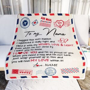 To My Nana Blanket From Grandkids Grandson&hellip;
