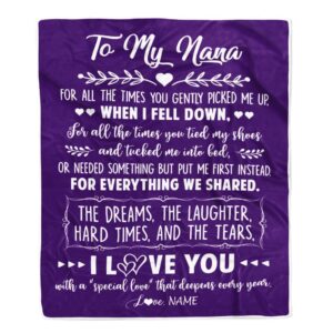 To My Nana Blanket From Grandkids I&hellip;