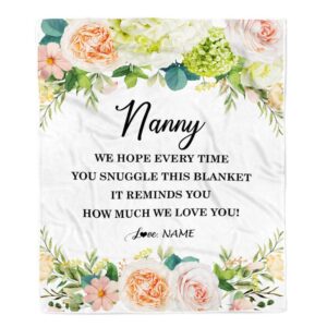 To My Nanny Blanket From Kids How&hellip;