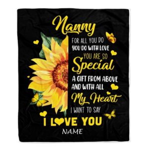 To My Nanny Blanket From Kids I&hellip;