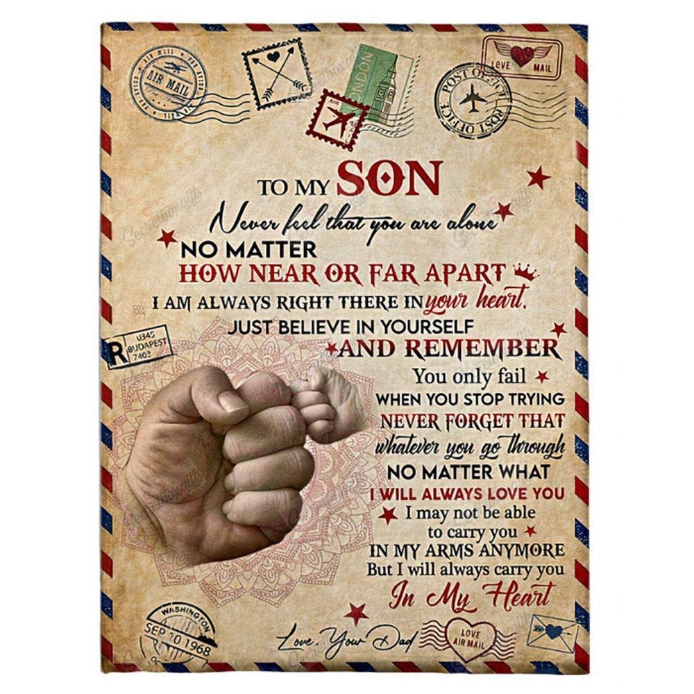 To My Son Blanket From Father Mother Air Mail Bump Carry You In My Heart Blanket, Blankets For Mothers Day To My Son Blanket From Father Mother Air Mail Bump Carry You In My Heart Blanket, Blankets For Mothers Day