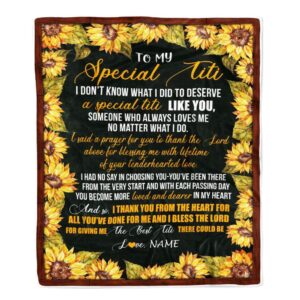 To My Special Titi Blanket From Niece&hellip;