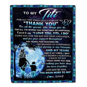 To My Titi Blanket From Nephew Thank&hellip;