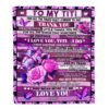 To My Titi Blanket From Niece Nephew Wood Everything I Am You Helped Me To Be, Mother Day Blanket, Personalized Blanket For Mom