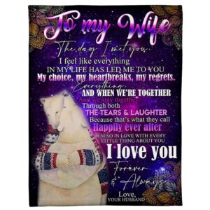 To My Wife Blanket From Husband Hugging&hellip;