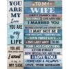 To My Wife I Want You To Believe Deep In You Heart Love Blankets Valentine Day Fleece Blanket, Blankets For Mothers Day