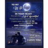 To My Wife I Wish Turn Back Clock Find You Sooner Love Longer Deer Couple Valentine’s Day Fleece Blanket, Blankets For Mothers Day