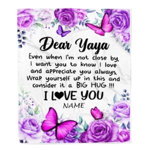 To My Yaya Blanket From Kids Butterfly&hellip;