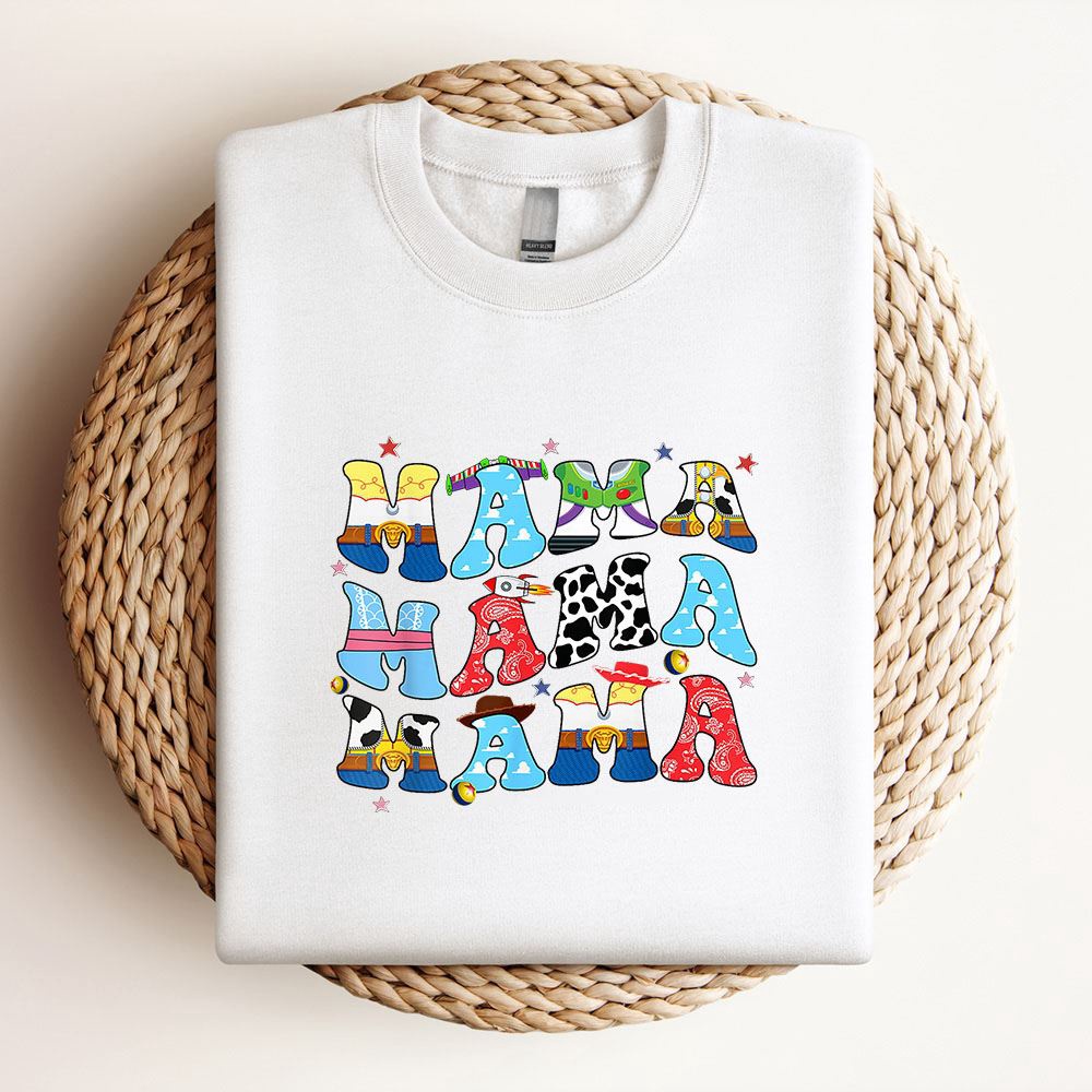 Toy Funny Story Mama Boy Mom Mothers Day Tee For Womens Sweatshirt, Mother Sweatshirt, Sweatshirt For Mom, Mum Sweatshirt