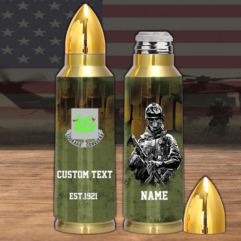 Veteran Army Bullet Tumbler Armored Division 2nd Battalion 37th Armore, Army Tumbler, Bullet Tumbler, Military Tumbler, Personalized Tumbler