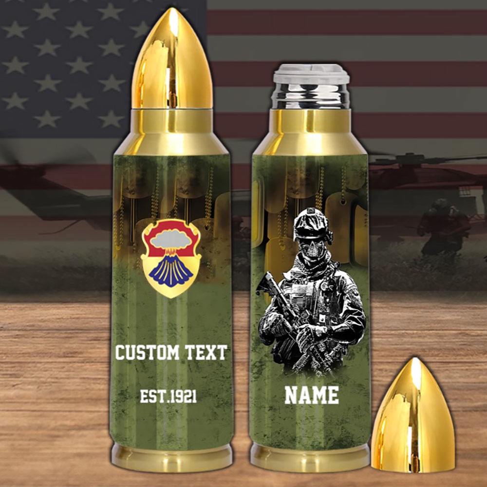 Veteran Army Bullet Tumbler Armored Division 67th Arrnor Regiment, Army Tumbler, Bullet Tumbler, Military Tumbler, Personalized Tumbler