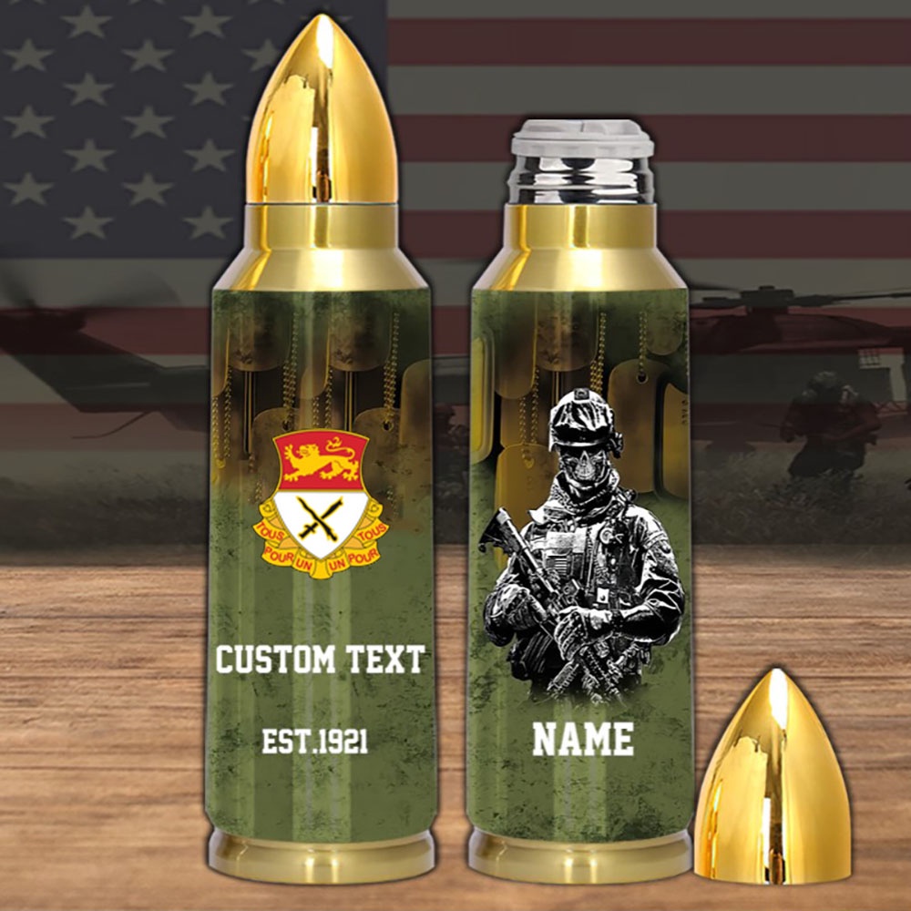 Veteran Army Bullet Tumbler Cavalry Division 15th Cavalry Regiment, Army Tumbler, Bullet Tumbler, Military Tumbler