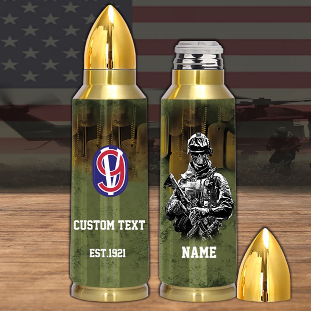 Veteran Army Reserve Training Divisions 95th Training Division Bullet Tumbler, Army Tumbler, Bullet Tumbler, Military Tumbler